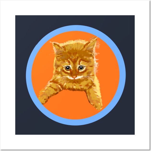 Ginger Kitten Wall Art by TAP4242